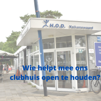 Het clubhuis gaat weer open op 3 september maar... Nieuws afbeelding